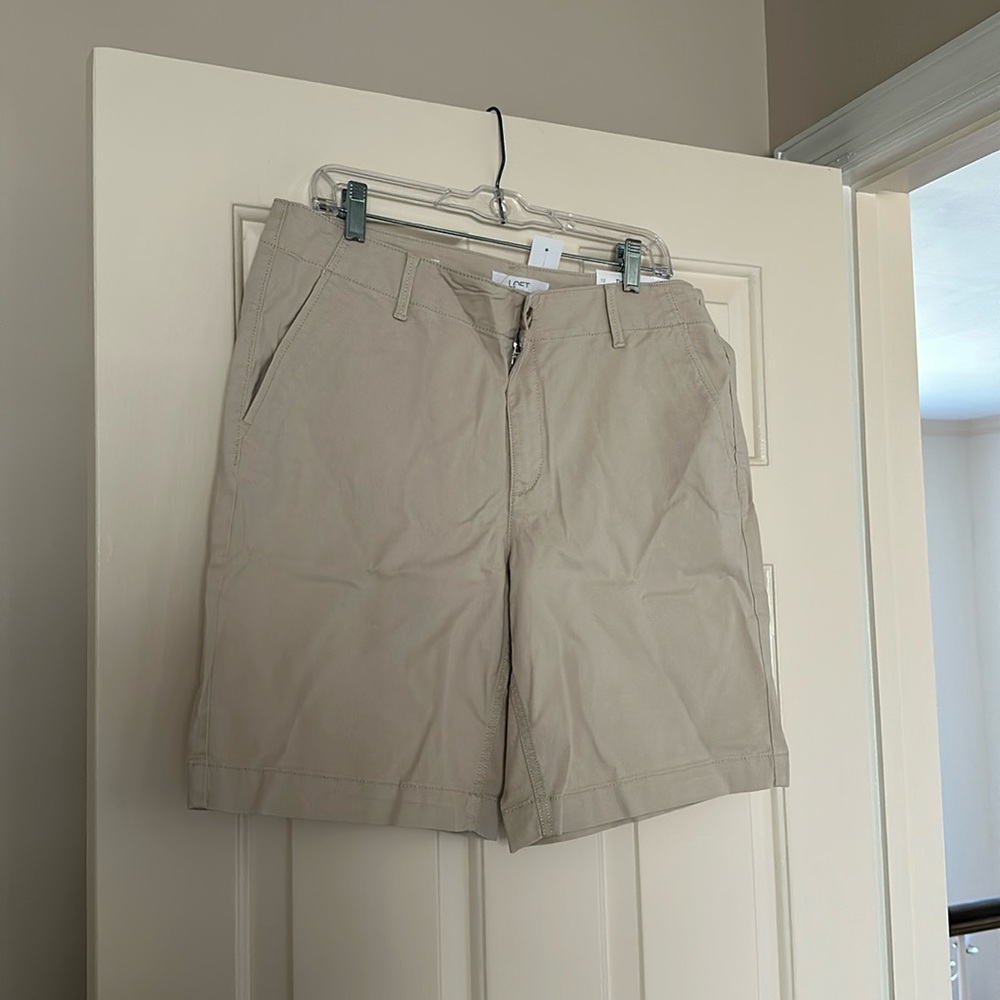 New with tags Loft Monroe Bermuda Shorts size 12
